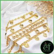 Gelang Tangan Love Emas Korea (EB348)(EB356)(EB357)(EB358)(EB359)