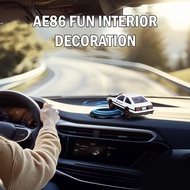 ont  Rotating AE86 Drift Car Gyroscope Ornaments Classic Car Model Statue Racing Drifting Dashboard 