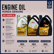 HONDA ORIGINAL ENGINE OIL 0W20 / 0W30 / 5W30 FULLY SEMI SYNTHETIC OIL (4L) *FREE OIL FILTER* 100% OR