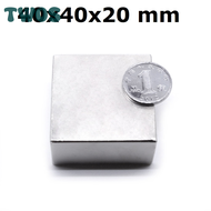 [TWOS] Super Powerful Strong N52 40x40x20mm magnet Rare Earth Block NdFeB Neodymium Magnet N40 N52 i