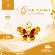 [0.2g] 999G Viral Butterfly Pendant | 999 Emas Gold  Pendant | BUTTERFLY 牌 | Elegold