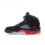 AIR JORDAN 5 RETRO TOP 3 AJ5 Black Red Black Purple Grape Actual Combat Basketball Shoes CZ1786-001