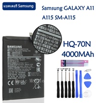 แบตเตอรี่ แท้ Samsung GALAXY A11 A115 SM-A115 battery แบต HQ-70N 4000MAh รับประกัน 3 เดือน