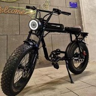 super73復古哈雷山地越野電動助力單車新國標電動自行車
