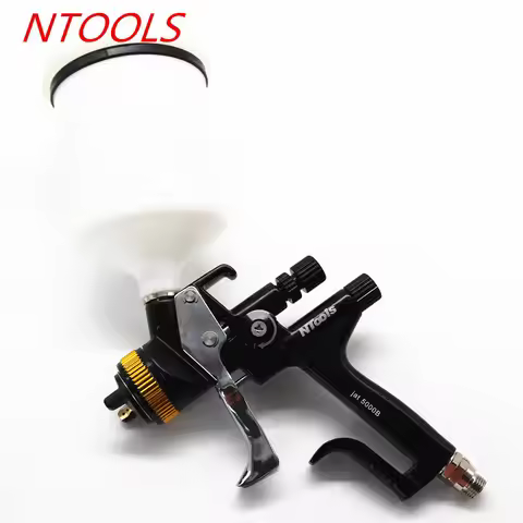 New Black 1.3nozzle 5000B spray gun Pistol environmental protection spray gun tank car paint repair 
