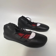 Camper Ladies Leather Laced-Up Flat Ballet Shoes