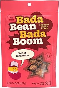 Bada Bean Bada Boom Roasted Fava Beans, Fava Beans Dried, Broad Beans - 110 Calories, 4g Fiber, 6g P