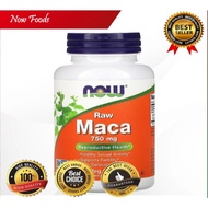 Now Foods Raw Maca 750mg 90 Veg Capsules