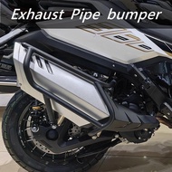 Motorcycle Modified Exhaust Hood Protection Bar Exhaust Pipe Muffler Protector ZT368G Suitable for Z