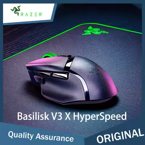 Original Razer Basilisk V3 X HyperSpeed Customizable Wireless Gaming Mouse 18K Optical Sensor Chroma
