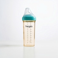 Hegen PPSU milk bottle with heart Robin's Egg Blue Selina 330ml for babies from 6 months (Limited Ed