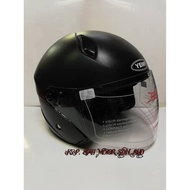 HELMET YEMA G668 SINGLE VISOR HELMET (BLACK)