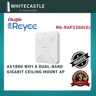 Ceiling Mount Access Point RG-RAP2260(G) AX1800 WiFi 6 Dual Band Reyee Ruijie