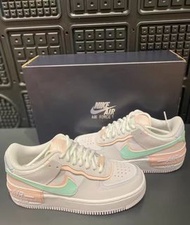 👟Nike Air Force 1 Shadow 白粉色 女款