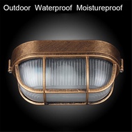 Retro Moisture Explosion-proof Outdoor Wall Light Vintage Waterproof E27 Ceiling Lamp Outdoor Wall &