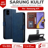 Samsung A71 / Case Samsung A71 A 71 / Leather Wallet Case Leather Wallet Hp