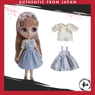 rakulifey Blythe Outfit Dress Shirt Blythe Doll Clothes Licca-chan Obitsu 24 Compatible 2-Piece Set 