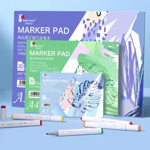 Marker Pads A3/A4/A5 Art Sketchbook Notebook Student Art Painting Drawing Watercolor Book Markers Sk
