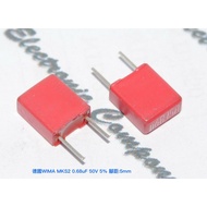 Germany WIMA MKS2 0.68 Uf 50V 5% Pitch: 5mm MKS2B036801C00JSSD Capacitor x1