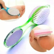 Foot Brush Scrubber 4-in-1 Pumice Stone Pedicure Foot Scrubber