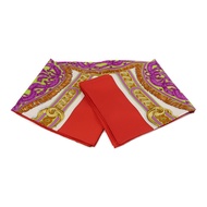 HERMES 【激減優惠】絲質90x90 Scarf絲巾紅色/白色