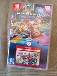 Switch 對應中文 mario kart 8 deluxe 瑪利歐賽車8豪華版 + 新增賽道通行證
