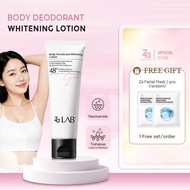 Za LabTM Body Deodorant Mencerahkan Kulit Dull Body Lotion Brigtening Underarm Cream 48H Antiperspir