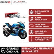Suzuki GSX R150 Motorcycle Spark Plug Brisk Premium ZS AR12ZS Spark Plug - Maximum Ignition