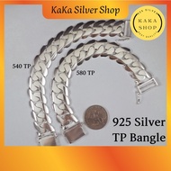 Original 925 Silver TP Bracelet Bangle For Men (540TP/580TP) | Gelang Tangan TP Bangle Lelaki Perak 925