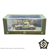 Time Micro 1:64 PANDEM Rocket Bunny Nissan 350Z Star Dast Matte Green with Figure Limited