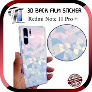 Xiaomi Redmi Note 11 Pro + 5G / Note 11s 5G / Redmi 10C 3D Diamond Back Film Protecter Carbon Sticker