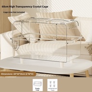 MLZH | Transparency Hamster Cage Anti Gnawing Escape-proof 60cm