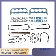 Engine Part Full Rebuild Complete Gasket Set Kit Fit 6.5 6.6 7.4 L V8 For GMC BBC Big Block Chevrole