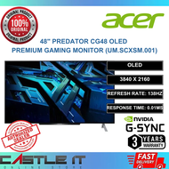 Acer 48" PREDATOR CG48 138HZ 0.01MS DP HD MI 4K UHD OLED Premium Gaming Monitor (UM.SCXSM.001)