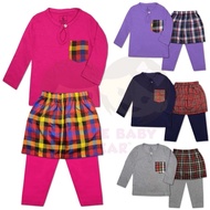 (6M-24M) Six11 Baby RANDOM DESIGN POCKET Baju Melayu dengan set sampin budak lelaki baju raya cotton