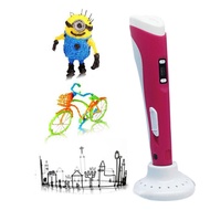 【Home TopONE】Original 3D Pen Full Set with 3M 3 Colors Filament for Kids Scratch Pen for Chicken DIY