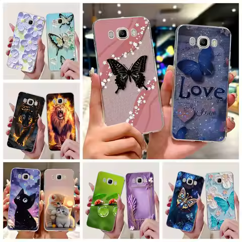 For Samsung Galaxy J5 2016 Case SM-J510F New Luxury Painted Cover Soft Silicone Phone Case For Samsu