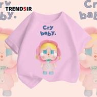 🔥มาใหม่ ลายเยอะ ผ้าดีมาก🔥เสื้อยืด เสื้อยืดคอกลมแขนสั้น POPMART CRYBABY😘