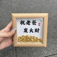 LUMINGLING | Fathers Day Gift Creative DIY Gold Ingot Frame Practical