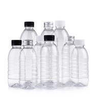 500ml Transparent Plastic Bottle Disposable Mineral Water Empty Bottle One-Catty-Package 1L Beverage Bottle Food Grade with Lid/disposable mineral water bottle empty travel bottle