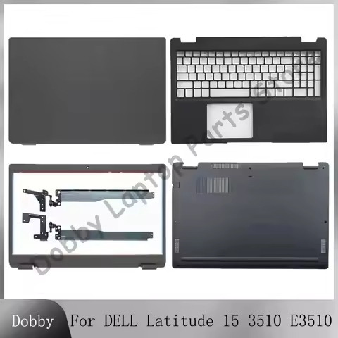 08XVW9 Replace Laptop Case For DELL Latitude 15 3510 E3510 LCD Back Cover Bezel Palmrest Upper Top B