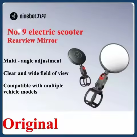 Original Rearview Mirror Rear View Mirrors for Segway Ninebot MAX G3 ZT3 Pro F3 F3 Pro E3 E3 Pro Ele