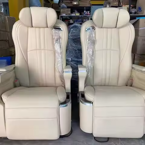 Butterfly Style Aviation Seat Electric Vent Heating Massage Chair For Alphard Vellfire 20 Series 30 
