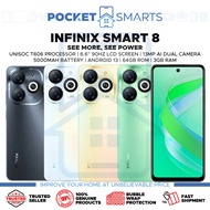 [Malaysia Set] Infinix Smart 8 (64GB ROM | 3GB RAM) 1 Year Infinix Malaysia Warranty