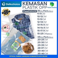Plastik OPP Seal Lem Plastik Undangan Kemasan Snack Plastik Packing Baju