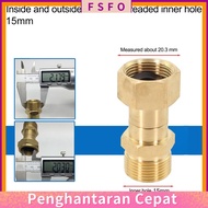 [FSFO]1Pc Copper Swivel Fitting Pressure Washers - M22 15mm swivel joint accessories
