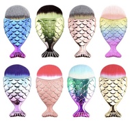 Mermaid Fistail Makeup Blending Brush Berus Mekap