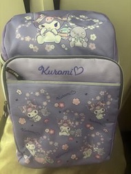 Sanrio Kuromi 21-22L   大size 書包 school bag  只是一個  護脊書包小學書包  清貨特價 $449