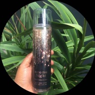 body mist bath and body works into the night, dark kiss, in the star, be enchanted bbw perfume