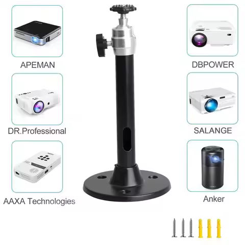 Salange Mini Projector Wall Mount Stand Ceiling Bracket Holder for YG300 HY300 Pro Mini LED DLP Proj